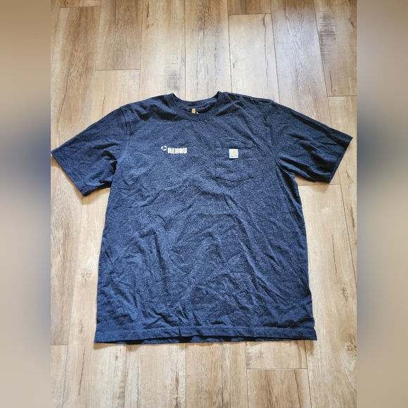 Lot Of 2 NEW Carhartt LOOSE + ORIGINAL Fit Gray T Shirt Pocket Men’s Sz XL - Picture 6 of 11